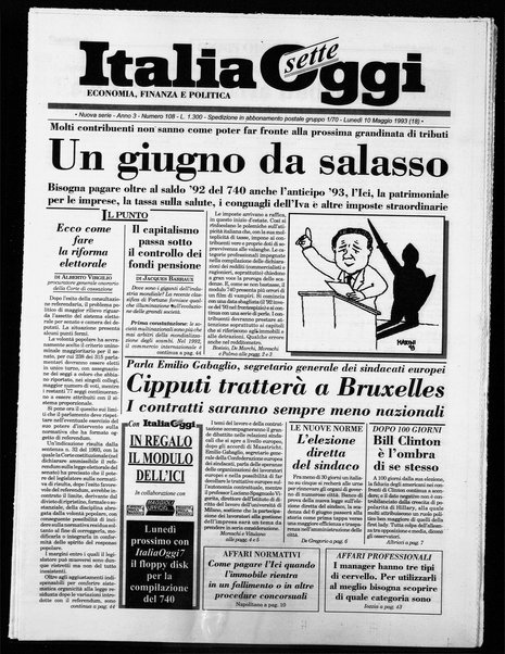 Italia oggi : quotidiano di economia finanza e politica